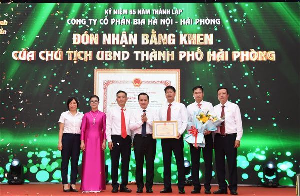 Công ty Cổ phần Bia Hà Nội – Hải Phòng: 65 năm vững bước phát triển