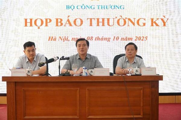 Bộ Công Thương họp báo thường kỳ quý III/2025