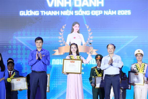 Vinh danh 20 “Thanh niên sống đẹp” năm 2025
