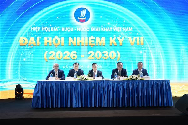 Hiệp hội Bia – Rượu – Nước giải khát Việt Nam tổ chức Đại hội lần thứ VII, nhiệm kỳ 2026-2030