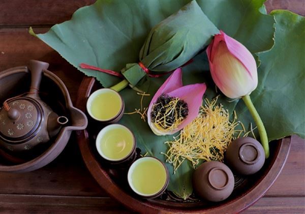 Trà sen Tây Hồ tinh túy ẩm thực đất Thăng Long