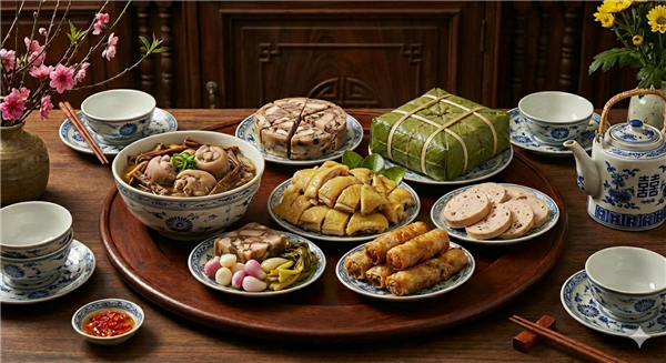 Đặc sắc mâm cỗ Tết ba miền