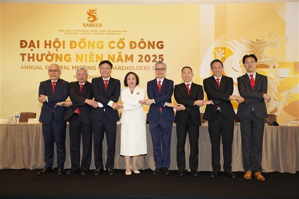 SABECO đặt mục tiêu tăng trưởng 8% trong năm 2025