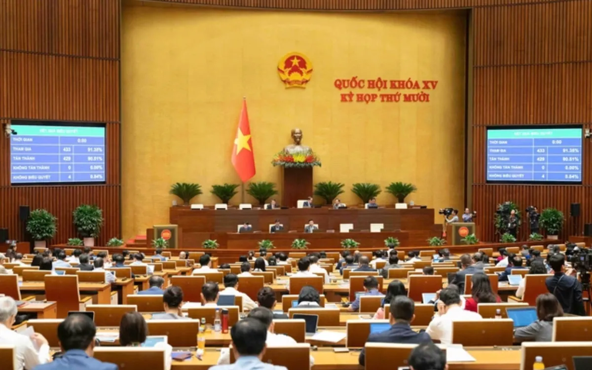 Quốc hội chốt mục tiêu tăng trưởng GDP 2026 từ 10% trở lên