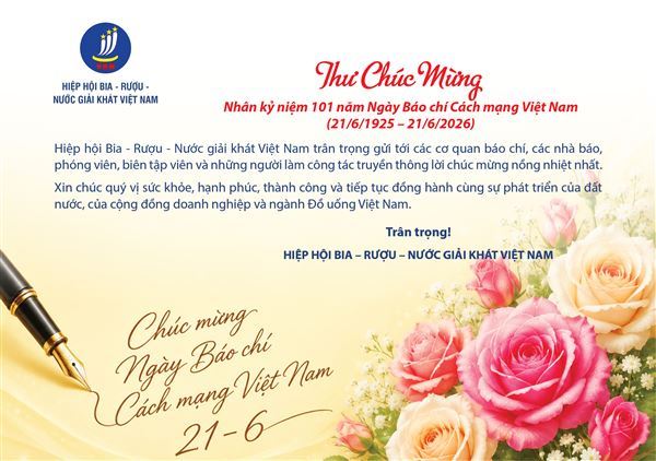 VBA gửi Thư chúc mừng Ngày Báo chí cách mạng Việt Nam 21/6