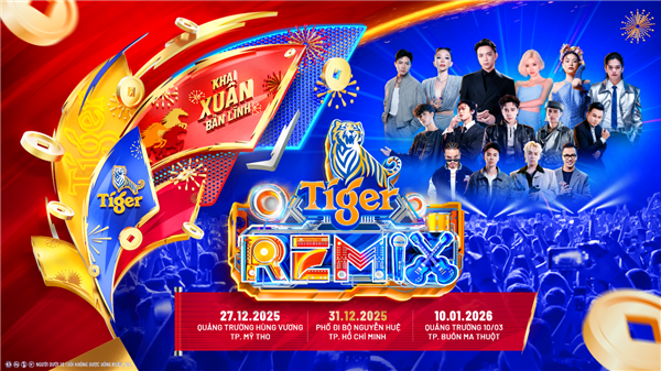 Tiger Remix 2026: Trải nghiệm Săn Lộc Bản Lĩnh lần đầu xuất hiện, mở ra năm mới đầy khí thế