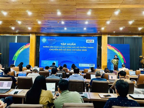 Tập huấn thực hiện đo lường mức độ trưởng thành chuyển đổi số báo chí năm 2025