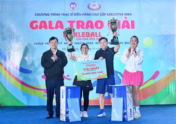 Tạp chí Đồ Uống Việt Nam đồng hành cùng Giải PICKLEBALL EXEMBA NEU 2025