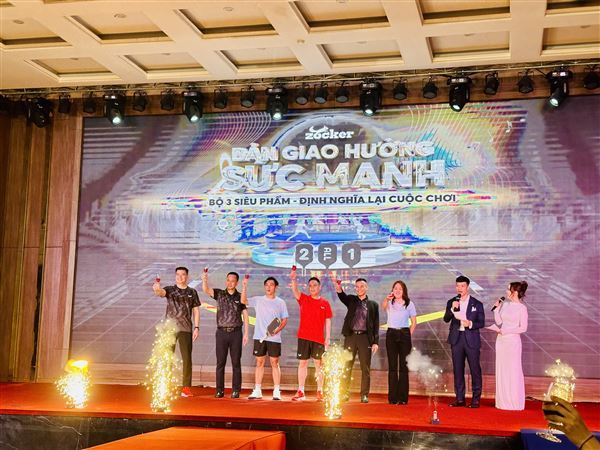 Zocker ra mắt “bộ ba siêu phẩm” Pickleball, định hình xu hướng chọn vợt theo lối chơi