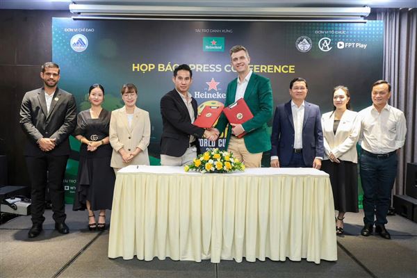 Heineken chính thức trở thành Nhà tài trợ Danh xưng của “Heineken® Pickleball World Cup 2026”