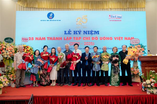 Lễ kỷ niệm 25 năm ngày thành lập Tạp chí Đồ Uống Việt Nam