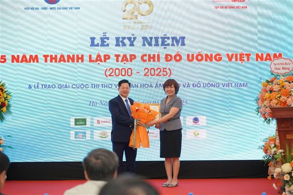 Kỷ niệm 25 năm ngày thành lập Tạp chí Đồ Uống Việt Nam 