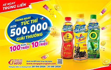 Tân hiệp Phát khuyến mãi hè 2026